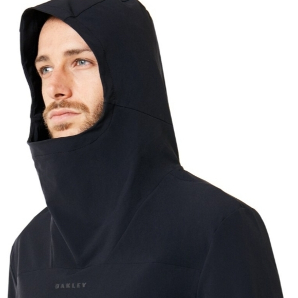 Oakley Utility Hooded Long Sleeve Tee/Large/ Black/New No Tag - Picture 4 of 15